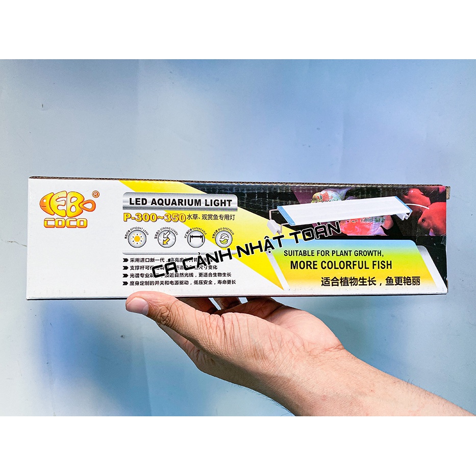 ĐÈN LED KẸP 2 BÊN BỂ CÁ 3 CHẾ ĐỘ MÀU CEBO COCO