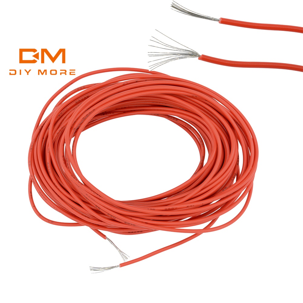 DIYMORE Cuộn dây điện 24AWG 10m Ul-1007 80C / 300V có móc