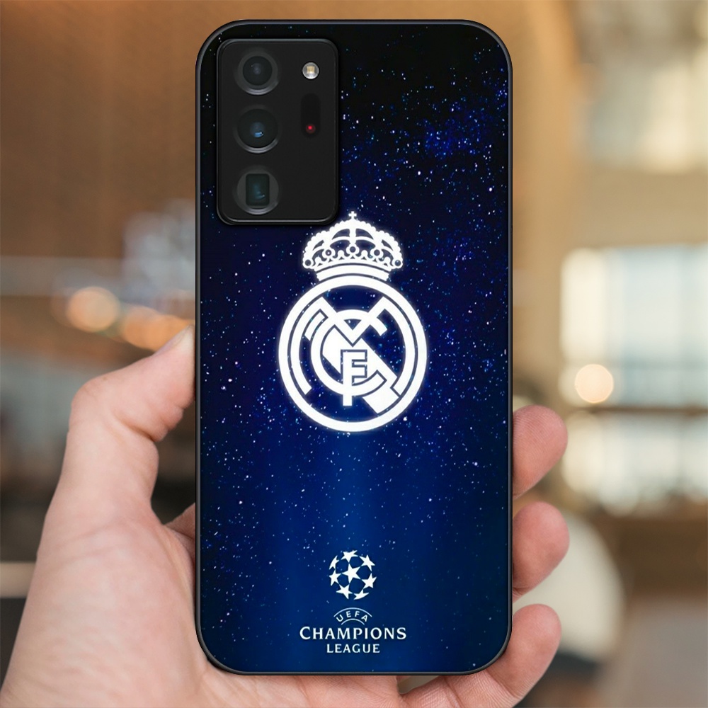 Ốp lưng Samsung Note 20 Ultra viền đen in hình Real Madrid