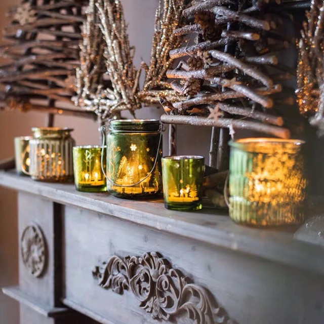 Cốc nến Noel