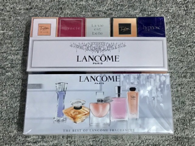 💥 Gift set nước hoa nữ Lancome - 5 chai / Có tách set