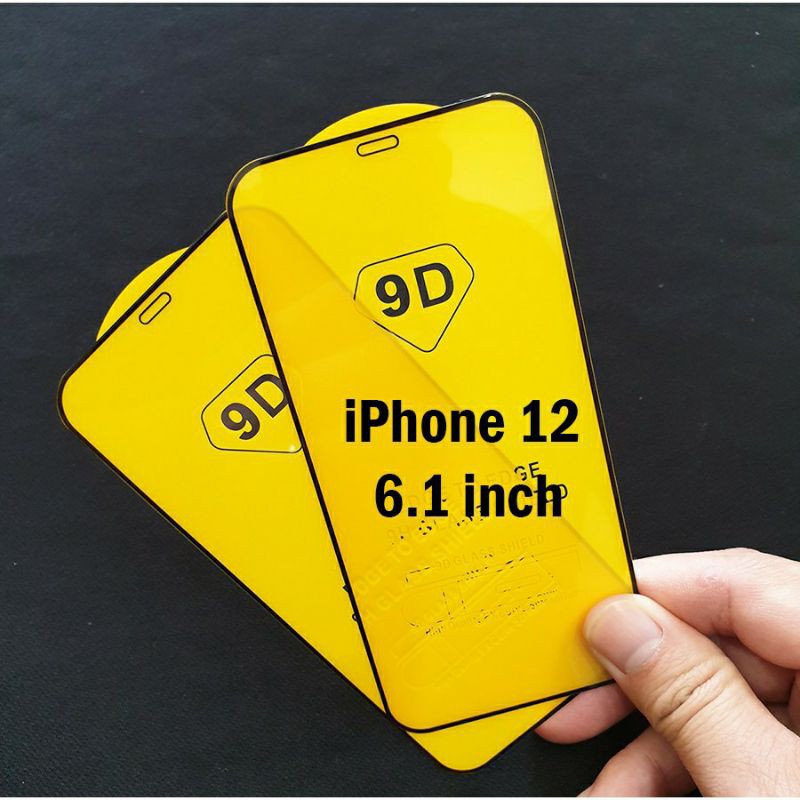 Kính cường lực 9D cho iPhone 13 Peo max/ 12 Mini/ 12 Pro Max 11/ 11 Pro/ 11 Pro max / Xs Max/ XR/X Full màn hình cao cấp