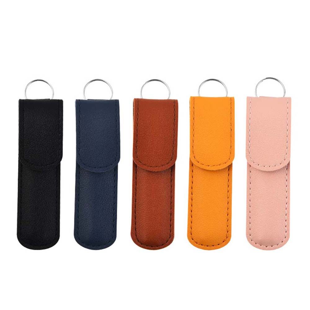[Hàng mới về] Bộ 6 dụng cụ vệ sinh tai chuyên nghiệp xoay 360 độ có túi đựng bằng da
