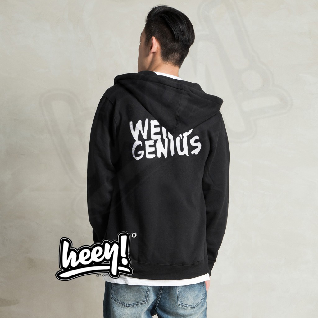 Áo Khoác Hoodie Nam In Chữ Edm Weird Genius Big Size Jumbo 2xl 3xl 4xl 5xl