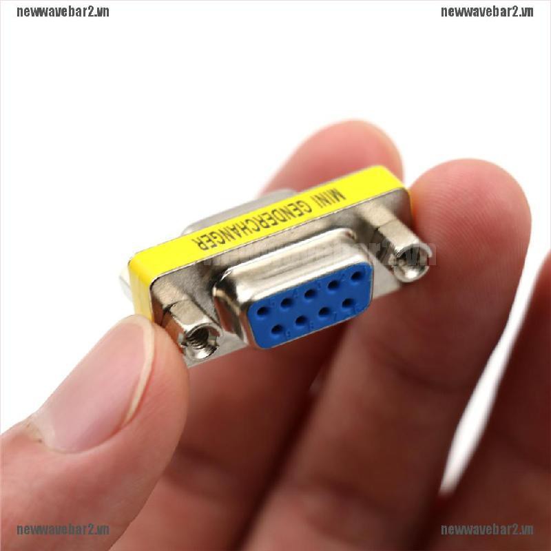 Bộ Chuyển Đổi 2 Rs-232 Db9 9-Pin Female Sang Female F / F