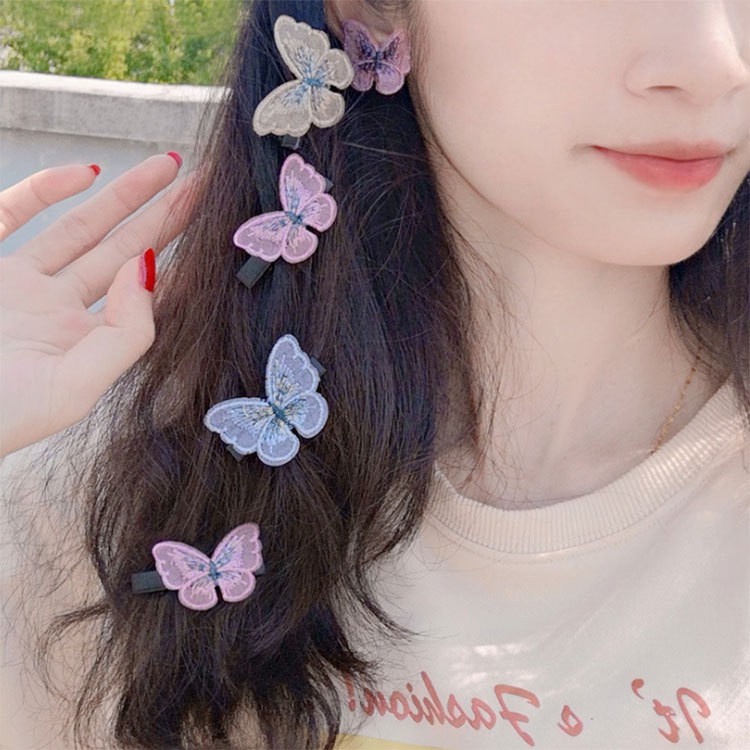 SET 2 CÁI KẸP TÓC CON BƯỚM XINH CUTE