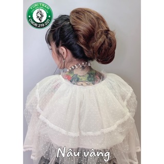 [ẢNH THẬT] Tóc giả Yuri Tran (Tóc ngoặm bồng mini có 4 màu)