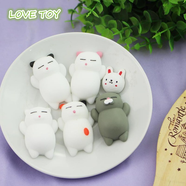 Đồ Chơi Mềm Cầm Tay Giảm Căng Thẳng Hình Động Vật Dễ Thương