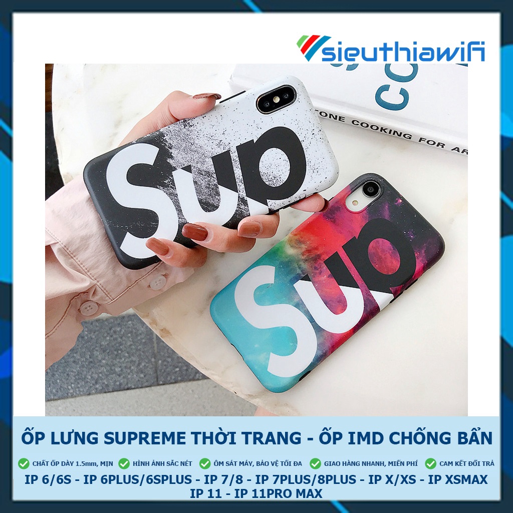 Ốp iphone - Ốp lưng Supreme IMD 5/5s/6/6s/6plus/6s plus/7/8/7plus/8plus/x/xs/xs max/11/11pro max - Awifi Case G5-3