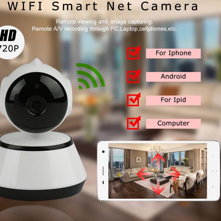 Camera Thông Minh V380 Wifi Hd720 1mega Pixel P2P Cctv Camera Ipcam V3