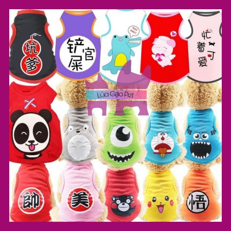 áo cho chó mèo thú cưng áo 3 lỗ