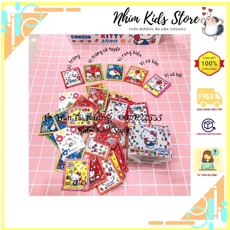 1 gói gia vị rắc cơm Hello Kitty cho bé từ 9 tháng (date 31/10/2022)