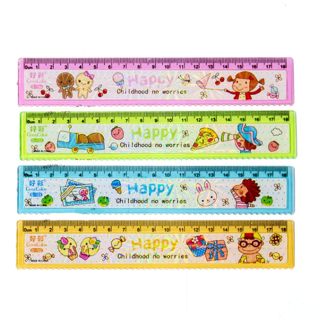 Combo 10 cây thước kẻ 18cm
