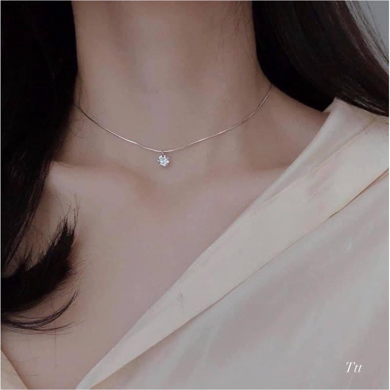 Dây chuyền bạc ý 925 chocker