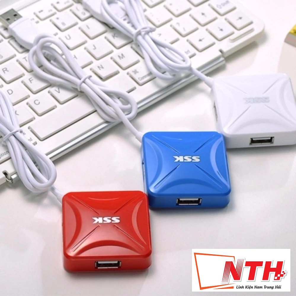 [Mã 2404EL10K giảm 10K đơn 20K] HUB USB 4 CỔNG SSK SHU 027