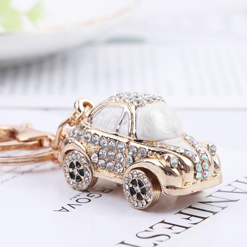 DARNELL Móc Khóa Dây Kim Loại Hình Bọ Cánh Cứng Màu Xanh Lá Hợp Thời Trang Trang Trí Điện Thoại / Túi Xách / Xe Hơi