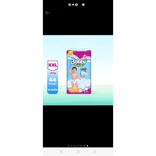 Tã quần Bobby Mega Jumbo M124, M120, L108, L104, XL96, XXL88 Thấm mồ hôi