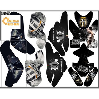 tem trùm xe điện xmen 225