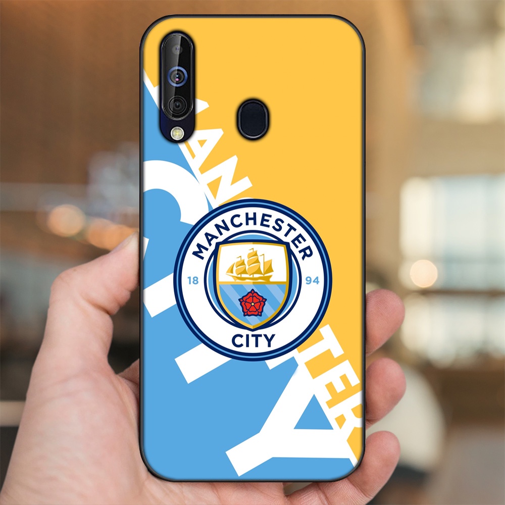 Ốp lưng Samsung A8s, A60, M30 viền đen in hình Manchester City MC