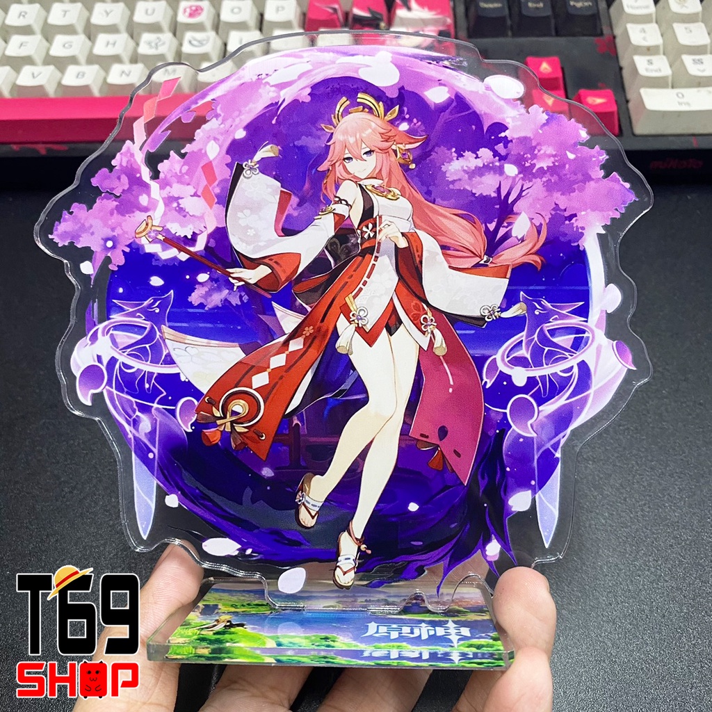 [21 mẫu] Tượng Standee mica game Genshin Impact - Mẫu 1