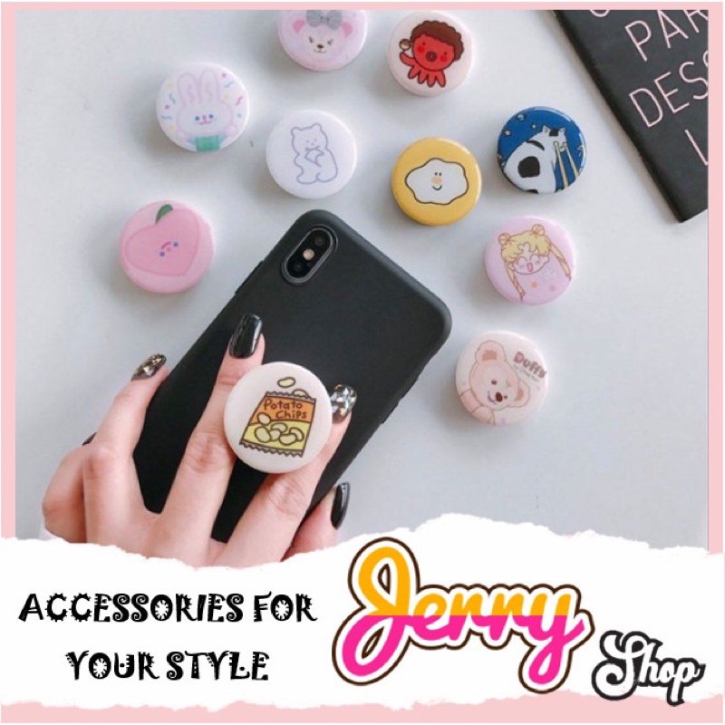 Giá Đỡ Chống Lưng Cho Điện Thoại Nhiều Hình Dễ Thương