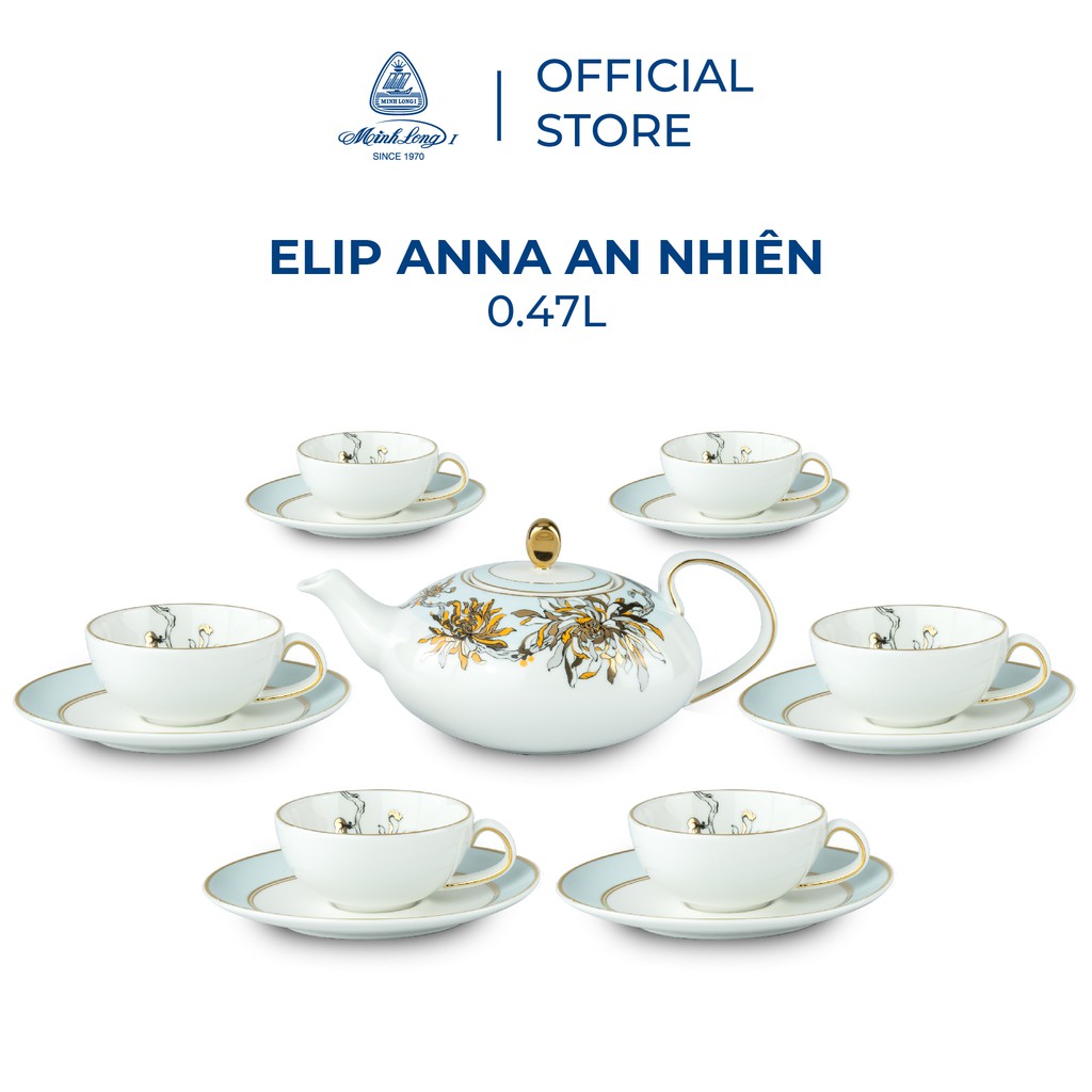 Bộ Ấm, Chén Trà, Hũ Đựng Trà Minh Long - An Nhiên