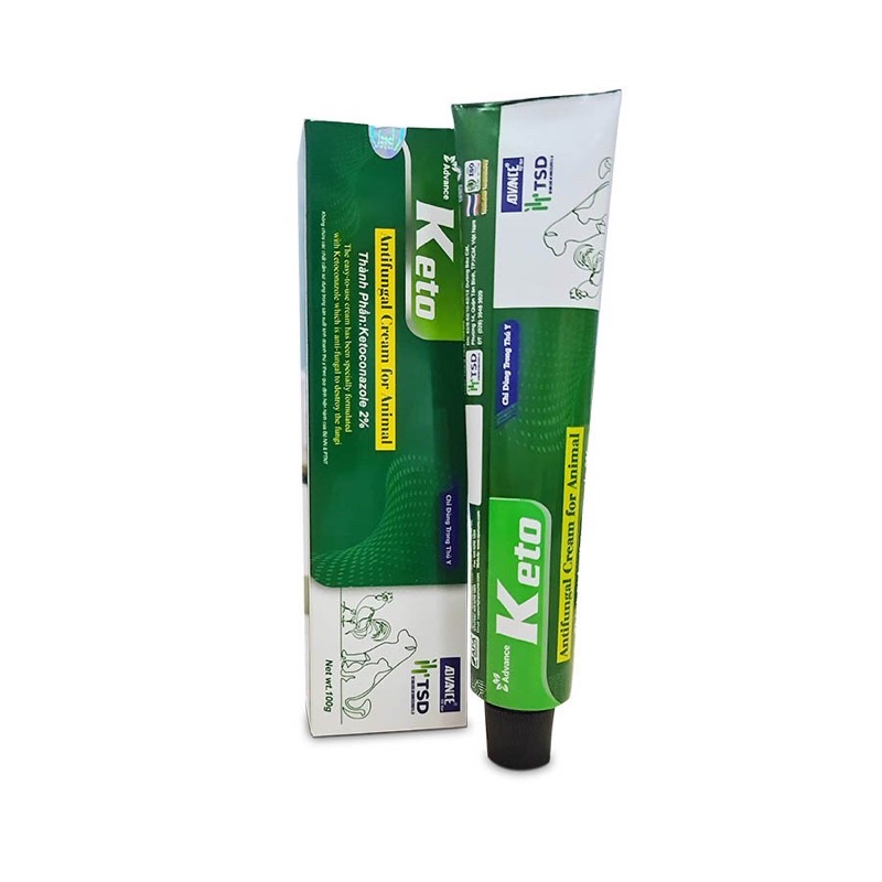 Advance Keto - Kem dạng gel bôi ngoài da giúp trỵ nấm da cho chó mèo 25gr