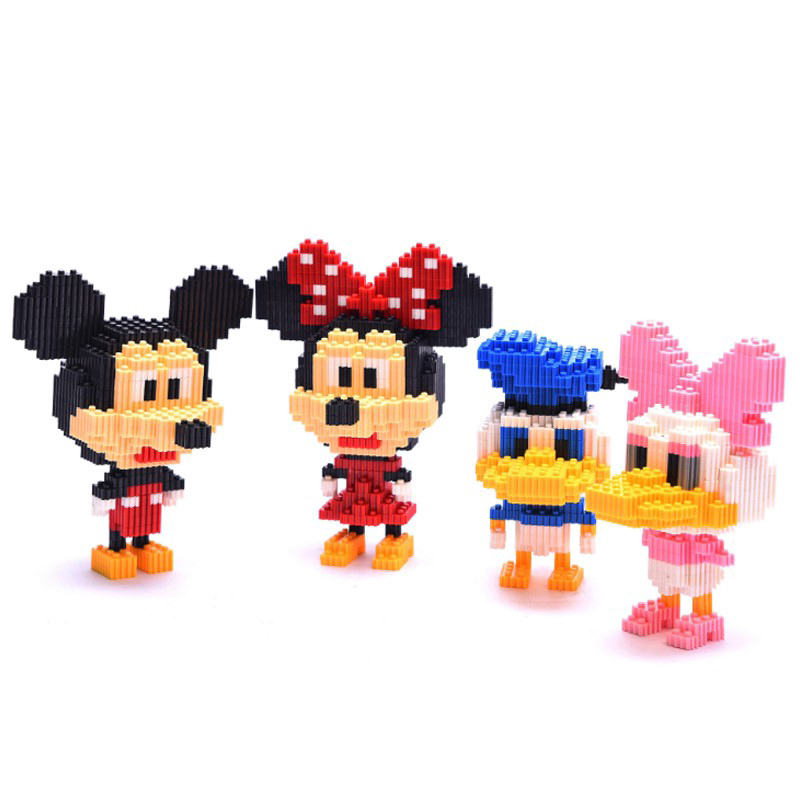 Bộ Đồ Chơi Lego Xếp Hình Chuột Mickey & Mini Cho Người Lớn Và Trẻ Em