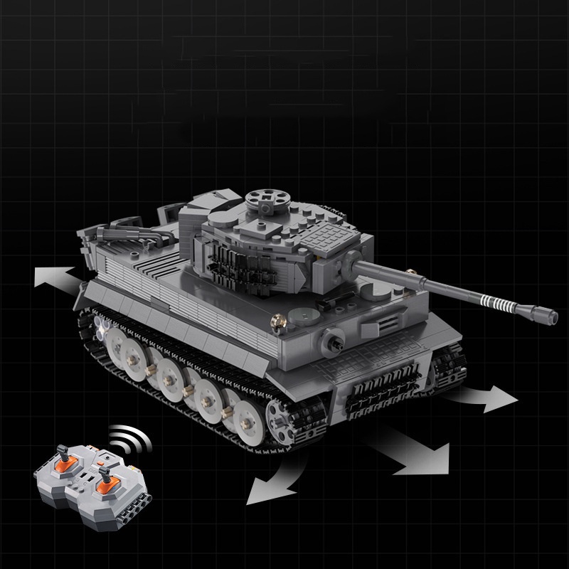 Đồ Chơi Lắp Ráp Kiểu LEGO Mô Hình Xe Tăng Thiết Giáp Tiger TANK Điều Khiển Từ Xa CaDa C61071 Với 925 PCS