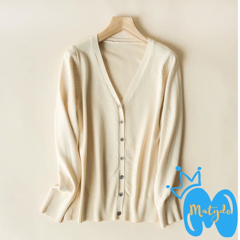 Áo len nữ cardigan MATYDO mềm mại áo khoác len nữ thu đông mỏng dáng ngắn thời trang nhiều màu sắc từ 40-55kg