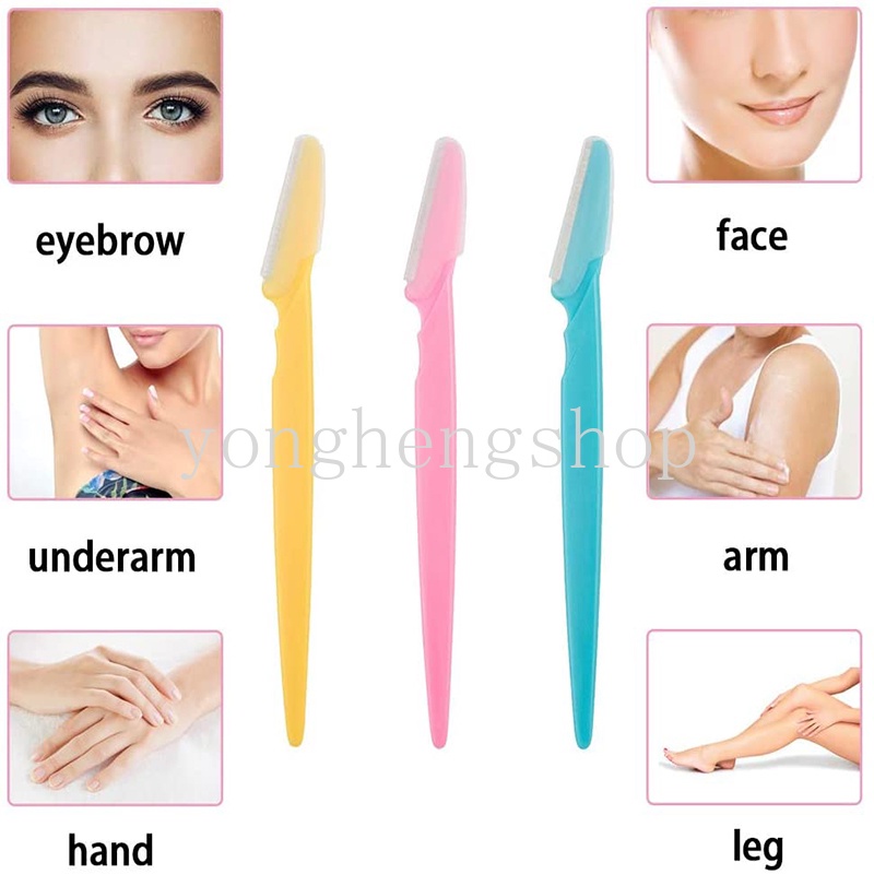 Dao Cạo Lông Mày Bằng Thép Không Gỉ Thiết Kế Nhỏ Gọn Tiện Dụng