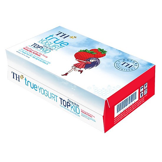 Thùng sữa TH truemilk Topkid 110ml.Đủ Vị Dâu,Cam, Chuối Lúa Mạch.