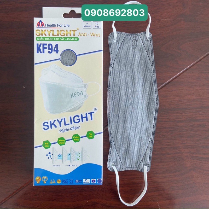 Khẩu Trang 4D  Landmask SKYLIGHT , Giấy Lọc Kháng Khuẩn