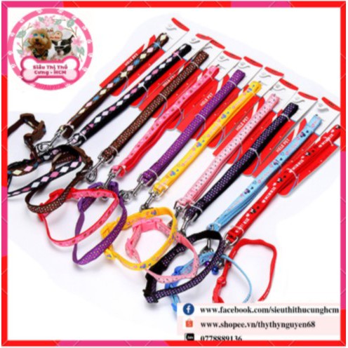 [Mã 44FMCGSALE1 giảm 10% đơn 250K]  Dây dắt, dây xích dạng vòng cổ cho chó mèo ( loại 1) - GouMao Pet