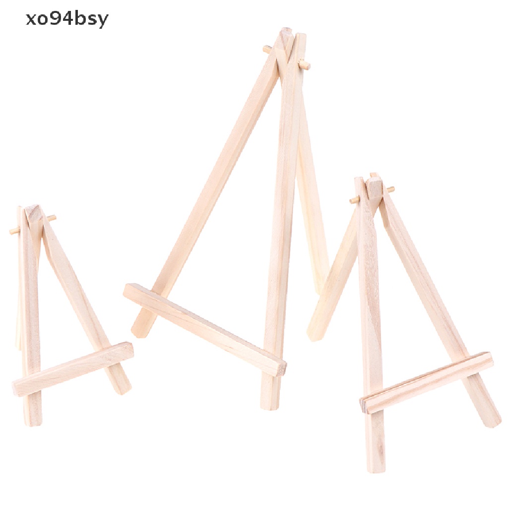 Giá Đỡ Ba Chân Mini Bằng Gỗ Và Vải Bạt Dùng Trưng Bày Tranh Vẽ xo94bsy