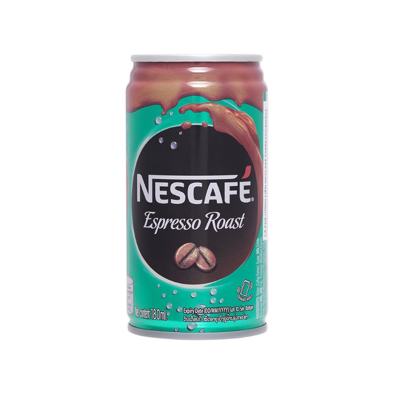 5 LON Cà phê sữa NesCafé Espresso Roast 180ml
