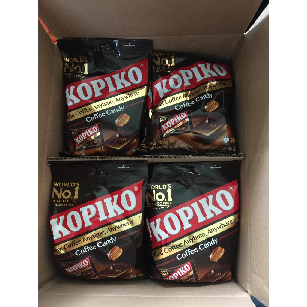 kẹo cà phê Kopiko gói 135g (ăn là mê )