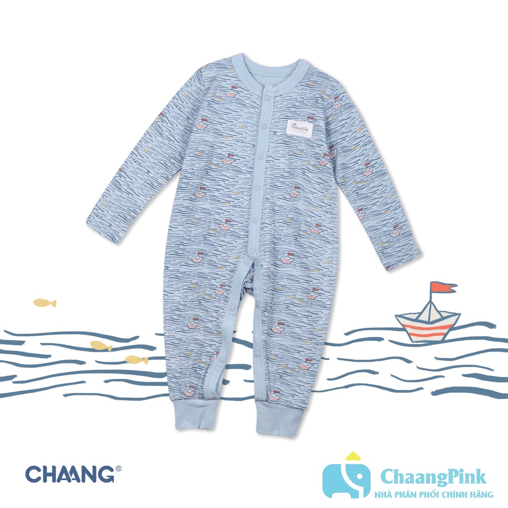 Chaang Body dài cúc giữa sơ sinh SS2022D03