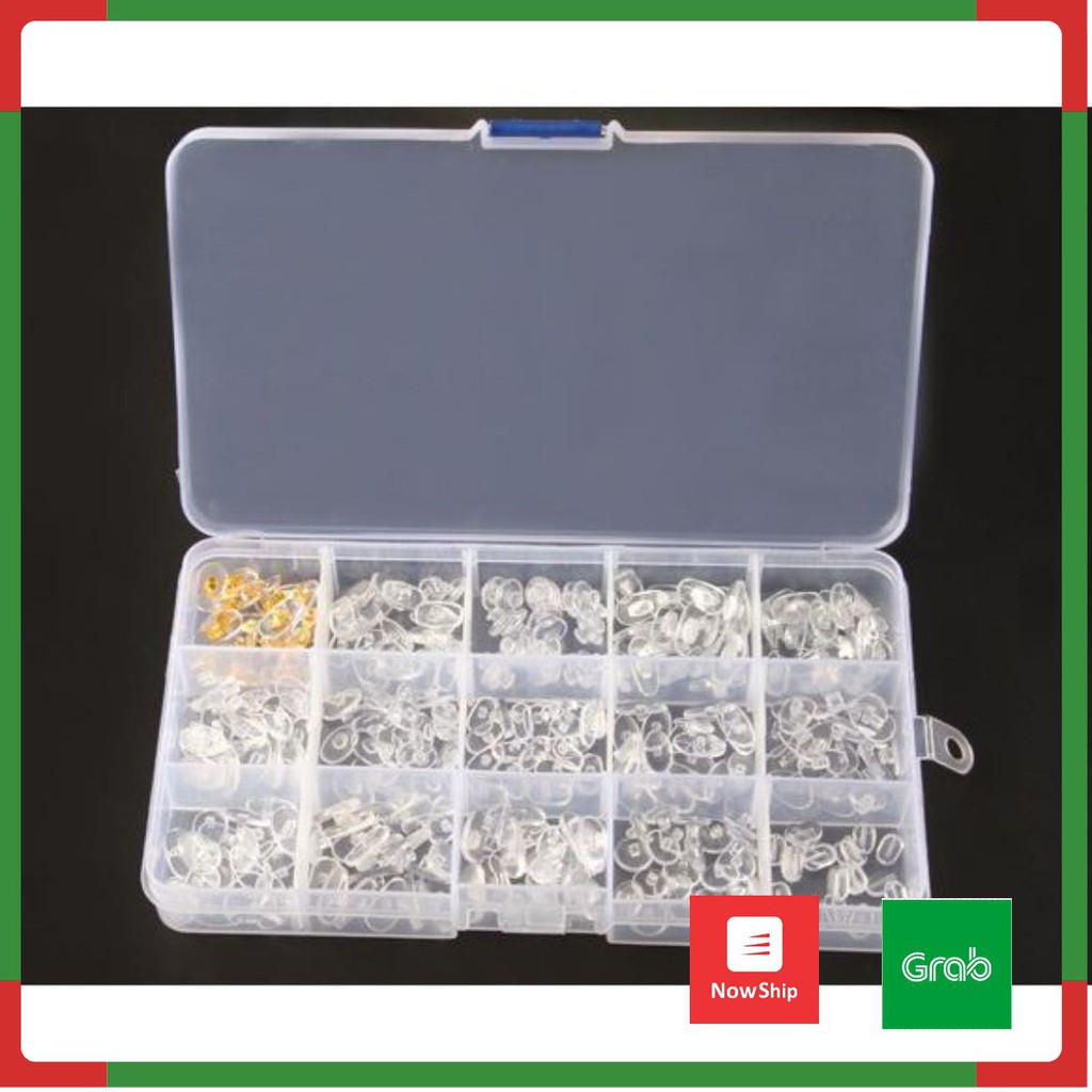 Bộ 150 đôi đệm mũi kính mắt | Hộp 15 loại [Siêu rẻ]