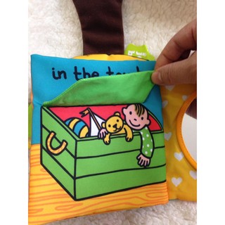 Ninikids: Sách vải Hide and seek. Dạng 3D