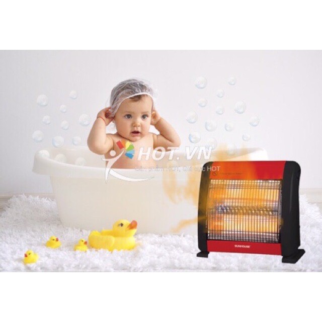 Đèn sưởi sunhouse 2 bóng SHD 7013
