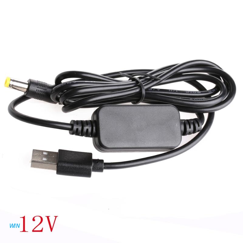 Cáp chuyển đổi WIN DC-DC USB 5V sang 9V/12V DC jack 5.5mmx2.1mm