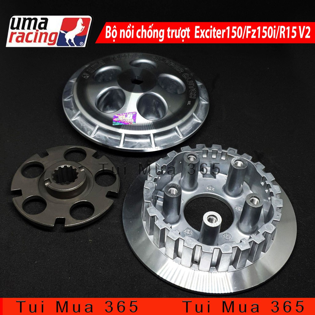 Bộ nồi chống trượt Uma Slipper Clutch cho xe Yamaha Exciter150, Fz150i, R15 V2