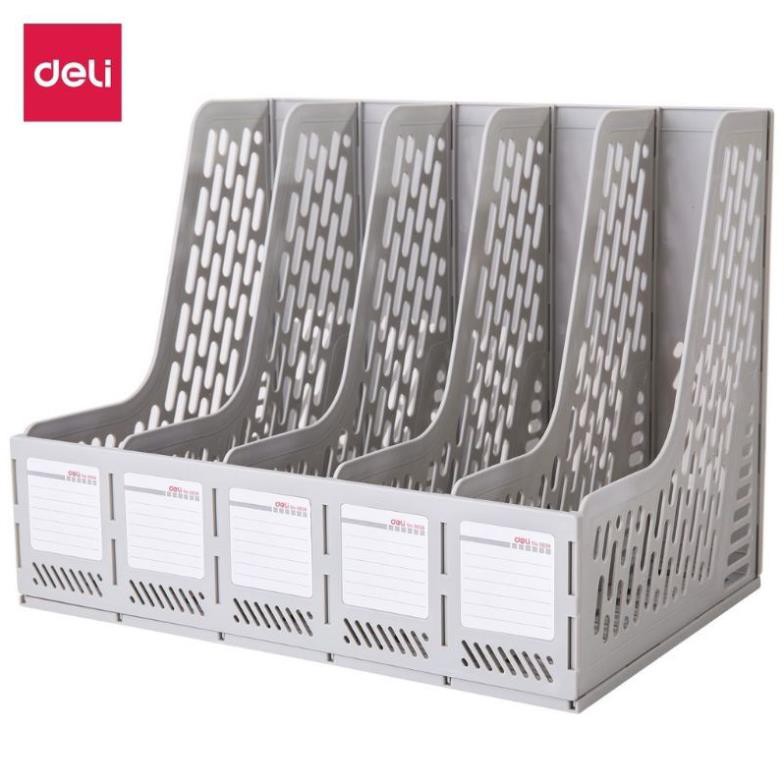 Giá đựng tài liệu 5 ngăn đứng Deli 9838