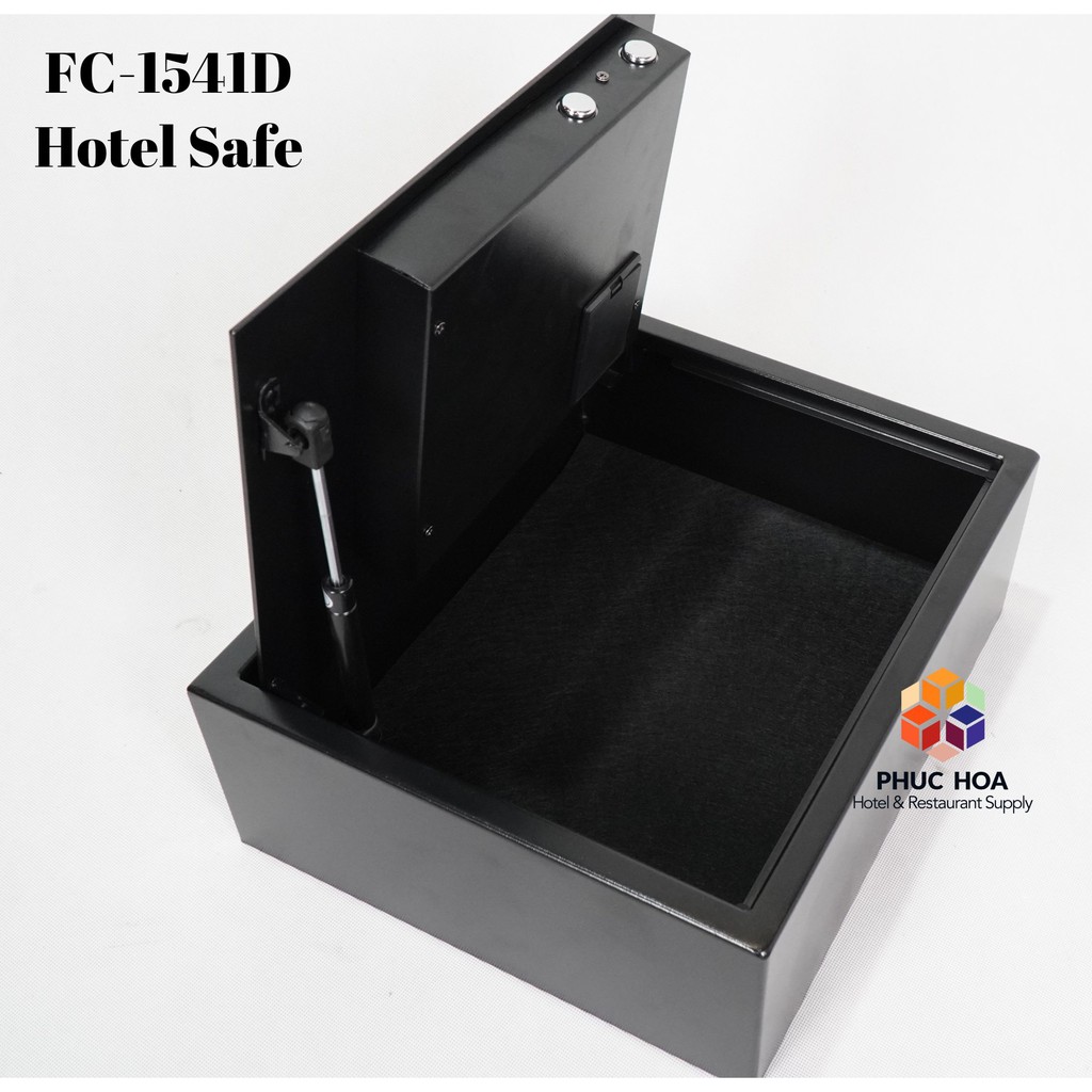 Két sắt điện tử mini FC-1541D, Nắp mở cửa trên, Dùng cho khách sạn