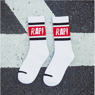 Vớ cổ trung chữ RAP