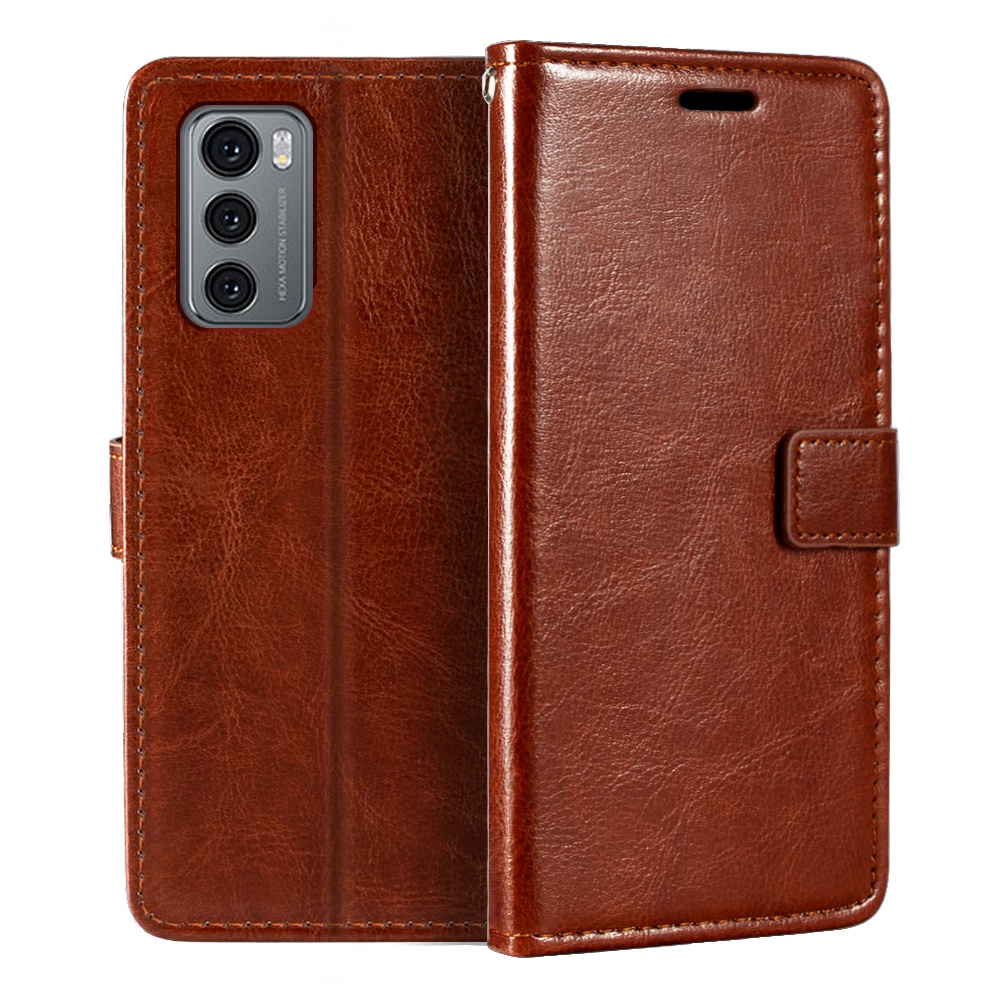 Ốp Bao Da PU Điện Thoại Nắp Lật Kèm Ngăn Đựng Thẻ Khóa Nam Châm Cho LG Wing 5G 5G