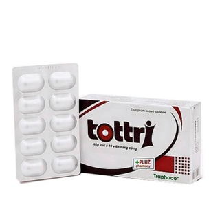 Tottri dạng viên nang - hỗ trợ cho người bệnh trĩ - Chính hãng Tot Tri Traphaco Hộp 30 viên