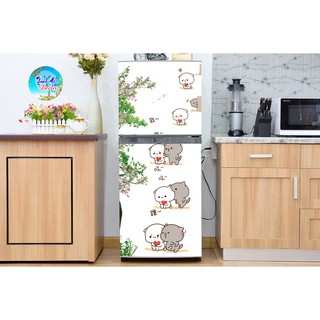 Giấy dán - decal dán tủ lạnh chất liệu cao cấp