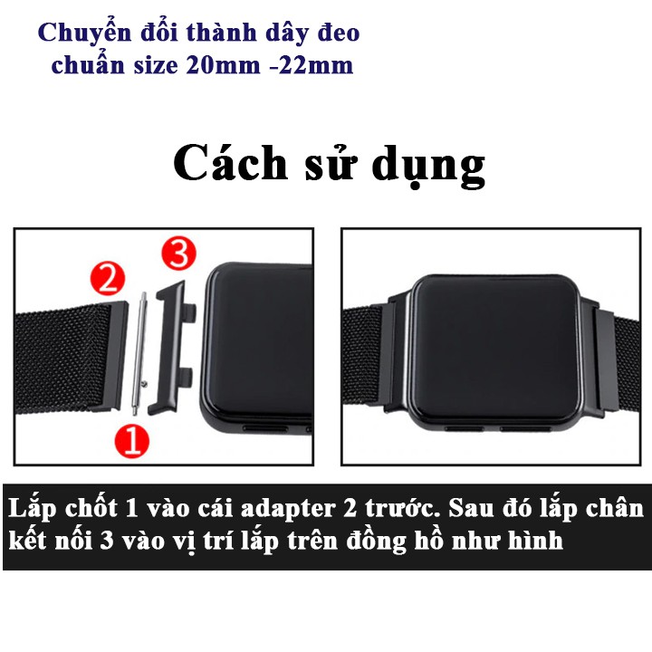 Cồng chuyển Adapter dây đeo đồng hồ OPPO WATCH 41MM-46M